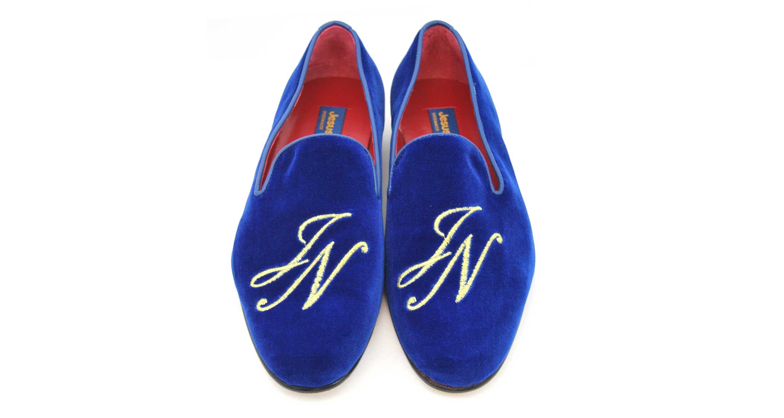 Foto 4 de VELVET SLIPPERS AZULON BORDADO 